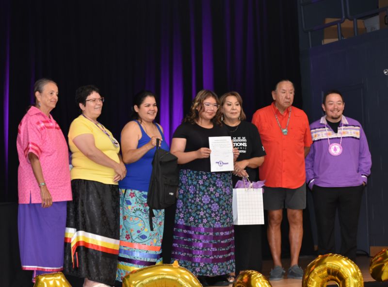 students receiving awards