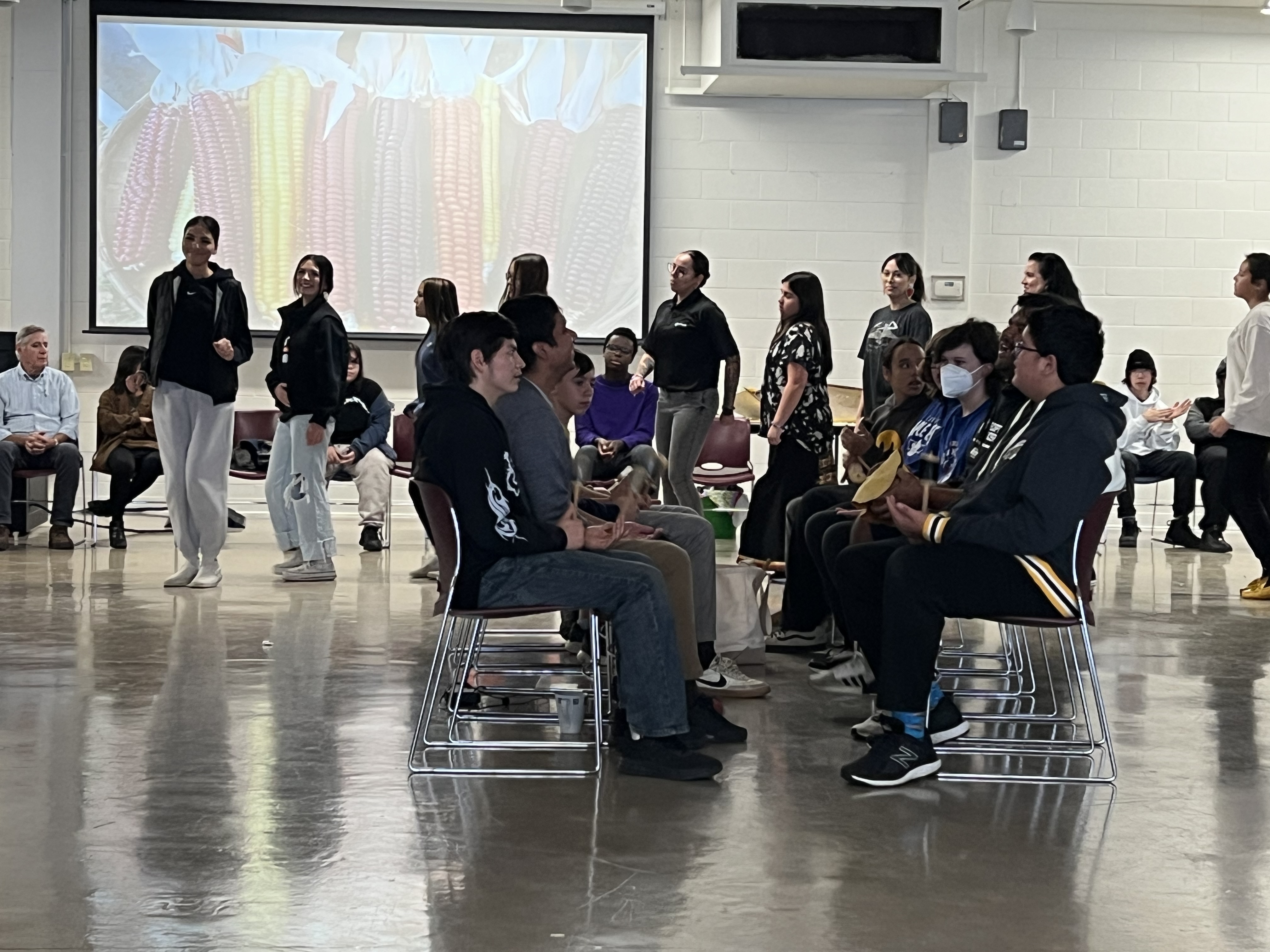 STEAM Academy whole school socials put on the the social singing group