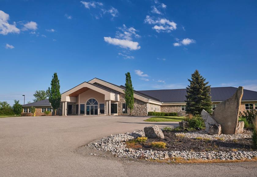 front entrance to Six Nations campus